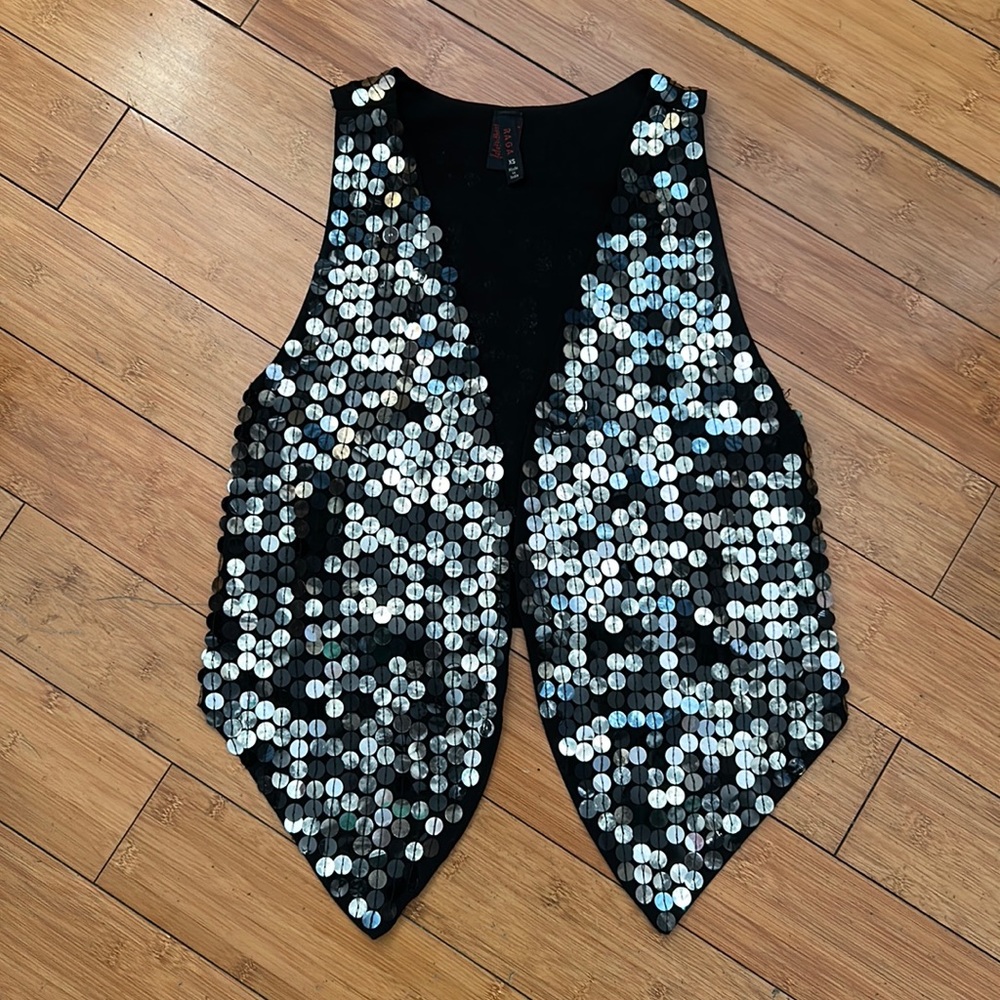 Raga Sequin Vest - XS